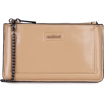 Bolsa Crossbody Colcci Flat Ve26 Bege Feminino