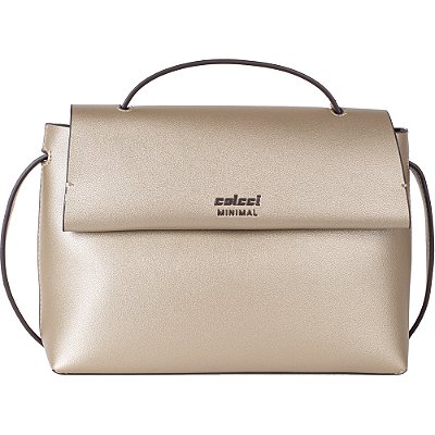 Bolsa Crossbody Colcci Minimal Ve26 Dourado Feminino