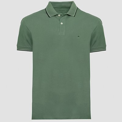 Camisa Polo Aramis Basic 4 Frisos Ve26b Verde Masculino