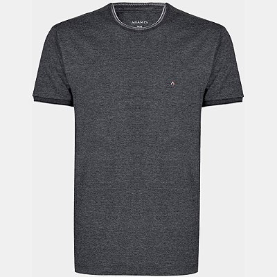 Camiseta Aramis Basic Friso Ve26 Chumbo Masculino