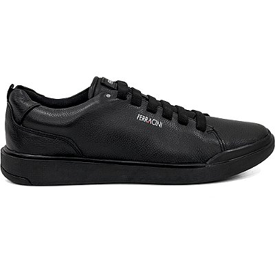 Sapatênis Couro Ferracini Star 1065-617E Preto Masculino