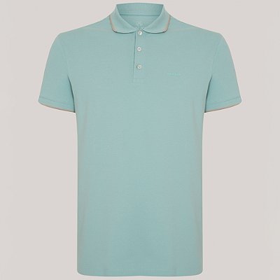 Camisa Polo John John Regular 2 Lines Ve26 Azul Masculino