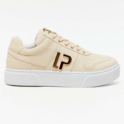 Tênis Easy Lança Perfume Frequency Metal Ve26 Bege Feminino