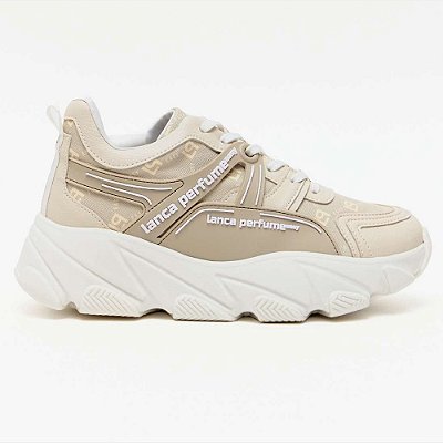 Tênis Easy Lança Perfume Chunky Ve26 Bege Feminino