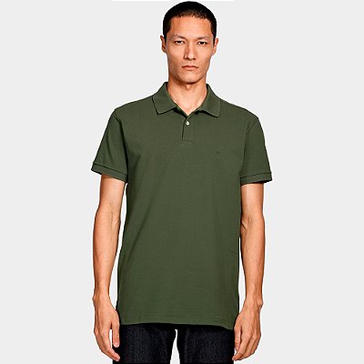 Camisa Polo Aramis Basic Piquet Ve26 Verde Militar Masculino