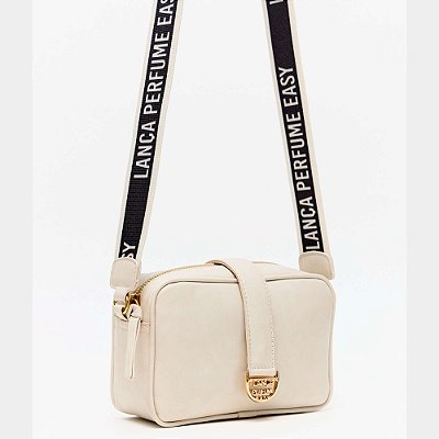 Bolsa Crossbody Easy Lança Perfume Ve26 Off White Feminino