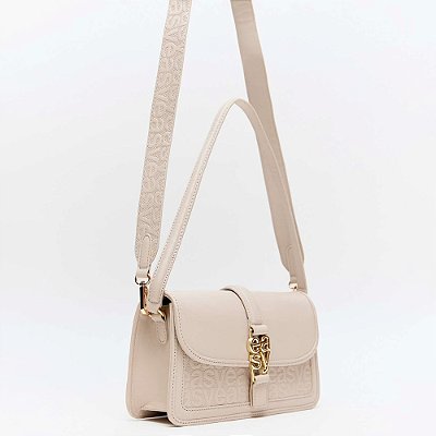 Bolsa Tote Easy Lança Perfume Frequencia Ve26 Bege Feminino