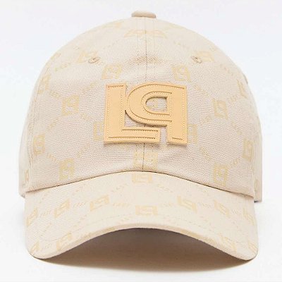 Boné Easy Lança Perfume Monograma Ve26 Bege Feminino