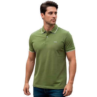Camisa Polo Colcci Single Av26 Verde Masculino