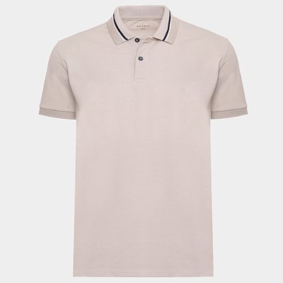Camisa Polo Aramis Piquet Frisos Av26 Bege Masculino