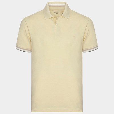 Camisa Polo Aramis Piquet Detail Av26 Amarelo Masculino