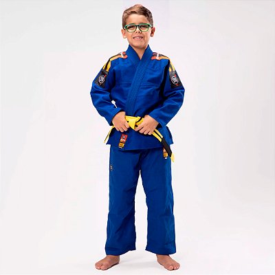 Kimono Jiu Jitsu Atama Ultra Light Sunset Azul Infantil