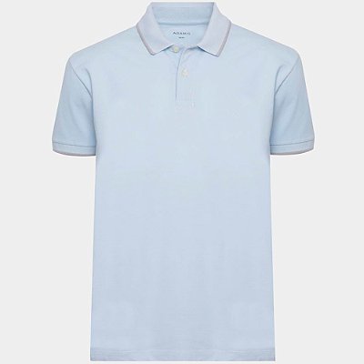 Camisa Polo Aramis Classic Friso Ve26b Azul Masculino