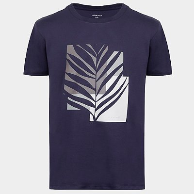 Camiseta Aramis Folhagem Av26 Marinho Masculino