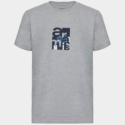 Camiseta Aramis Geometric Av26 Cinza Masculino