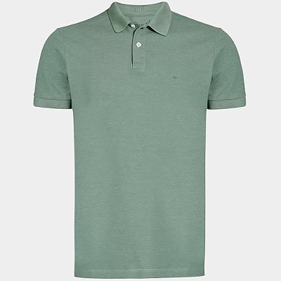 Camisa Polo Aramis Piquet Mescla Ve25b Verde Masculino