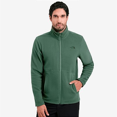 Jaqueta The North Face Glacier Full Zip Verde Masculino
