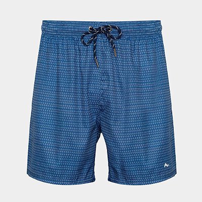 Short Aramis Estampado Ve26 Azul Masculino