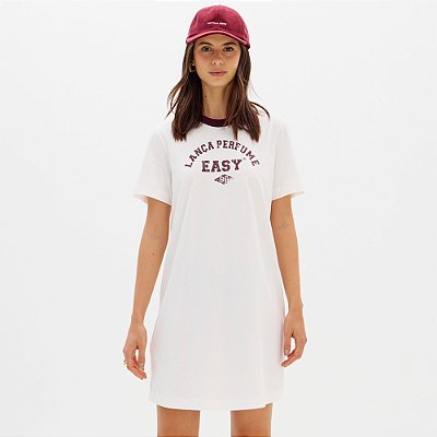 Vestido Curto Easy Lança Perfume App Ou26 Off White Feminino