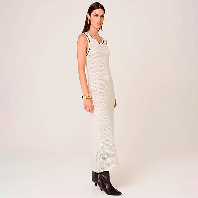 Vestido Dudalina Estela Maris Ou26 Bege Feminino