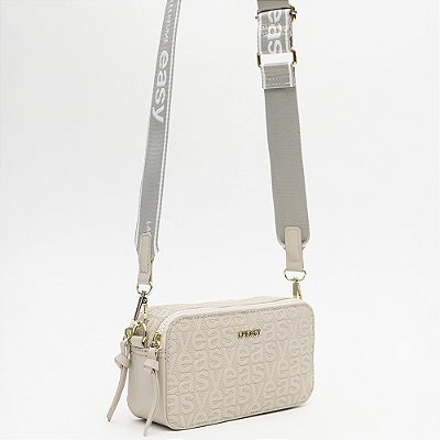Bolsa Crossbody Easy Lança Perfume Ou26 Bege Feminino