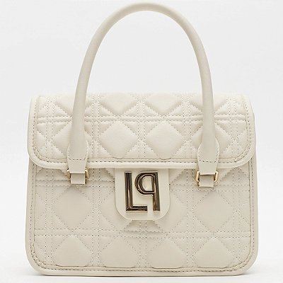 Bolsa Tote Lança Perfume Matelasse Ou26 Off White Feminino