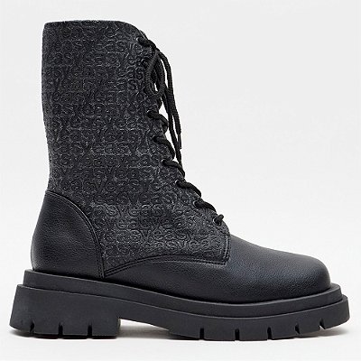 Bota Easy Lança Perfume Coturno Frequenc Ou26 Preto Feminino