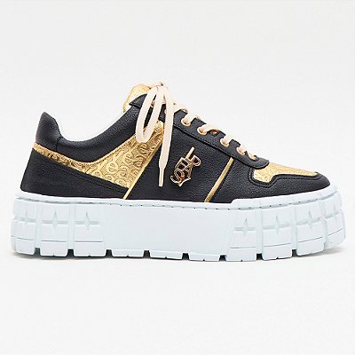 Tênis Easy Lança Perfume Casual Frequenc Ou26 Preto Feminino