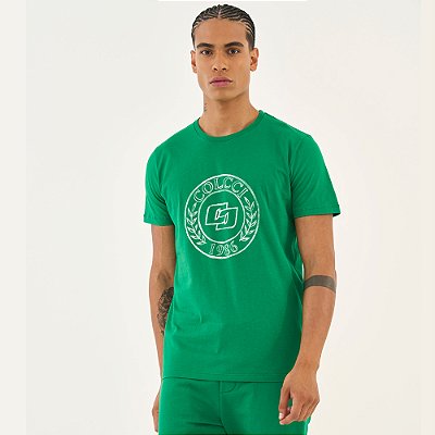 Camiseta Colcci Circle Ou26 Verde Masculino
