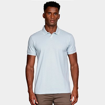 Camisa Polo Aramis Piquet Retilinea In26 Azul Masculino