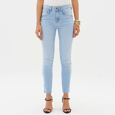 Calça Jeans Lança Perfume Skinny Ak High Ou26 Azul Feminino