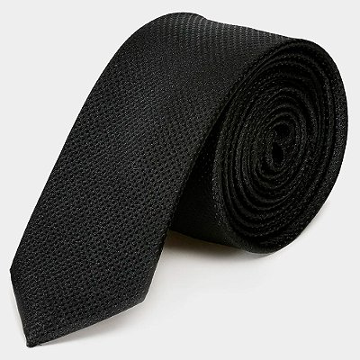 Gravata Aramis Seda Poa In26 Preto Masculino
