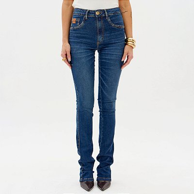Calça Jeans Lança Perfume Boot Cut High Ou26 Azul Feminino