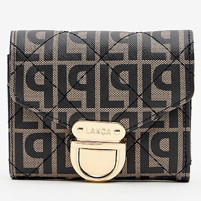 Carteira Lança Perfume Monograma Ou26 Preto Feminino