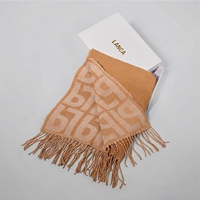 Cachecol Lança Perfume Monograma Ou26 Bege Feminino
