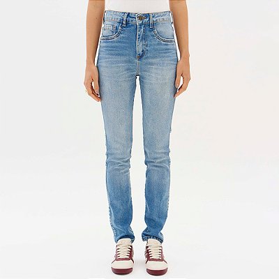 Calça Jeans Easy Lança Perfume Skinny Hgh Ou26 Azul Feminino