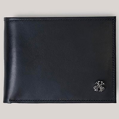 Carteira John John Porta Cartao Caius In26 Preto Masculino