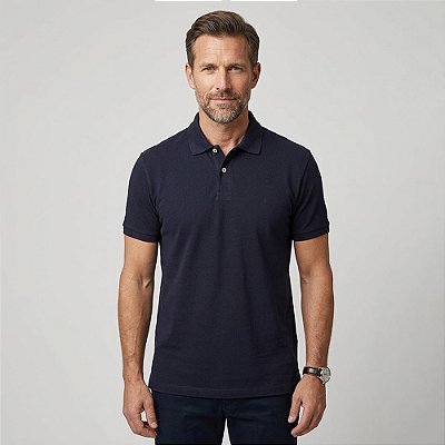 Camisa Polo Aramis Piquet Logo Surton In26 Marinho Masculino