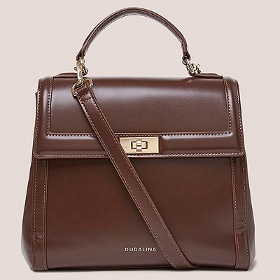 Bolsa Dudalina Betina In26 Marrom Feminino