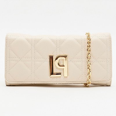Carteira Lança Perfume Matelasse Ou26 Off White Feminino