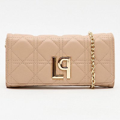 Carteira Lança Perfume Matelasse Ou26 Bege Feminino