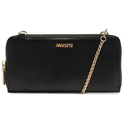 Carteira Clutch Anacapri Low Média Preto Feminino
