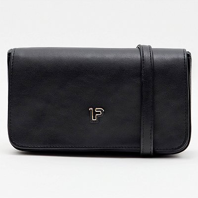 Bolsa Shoulder Easy Lança Perfume Metal Ou26 Preto Feminino