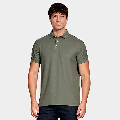 Camisa Polo Aramis Cotton Piquet Basic In26 Verde Masculino