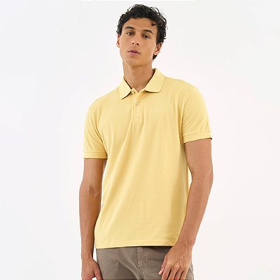 Camisa Polo Colcci Piquet Basic In26 Amarelo Masculino