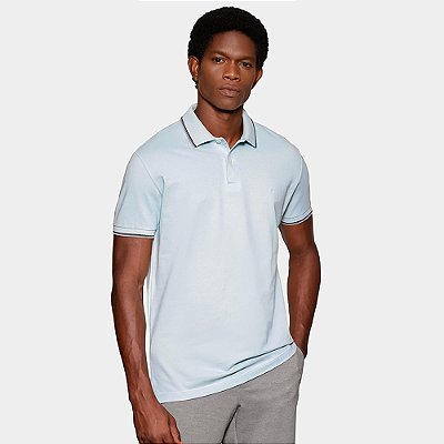 Camisa Polo Aramis Basic 4 Frisos In26 Azul Masculino