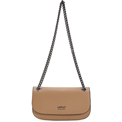 Bolsa Shoulder Colcci Tampa Lauren Ou26 Bege Feminino