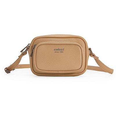 Bolsa Camera Bag Colcci Mini Floater Ou26 Bege Feminino