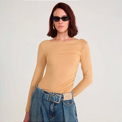 Blusa Colcci Flavo In26 Bege Feminino