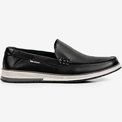 Sapato Couro Ferracini Ultra Sum 6989 657A Preto Masculino